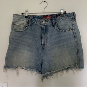 Lucky brand frayed hem denim shorts